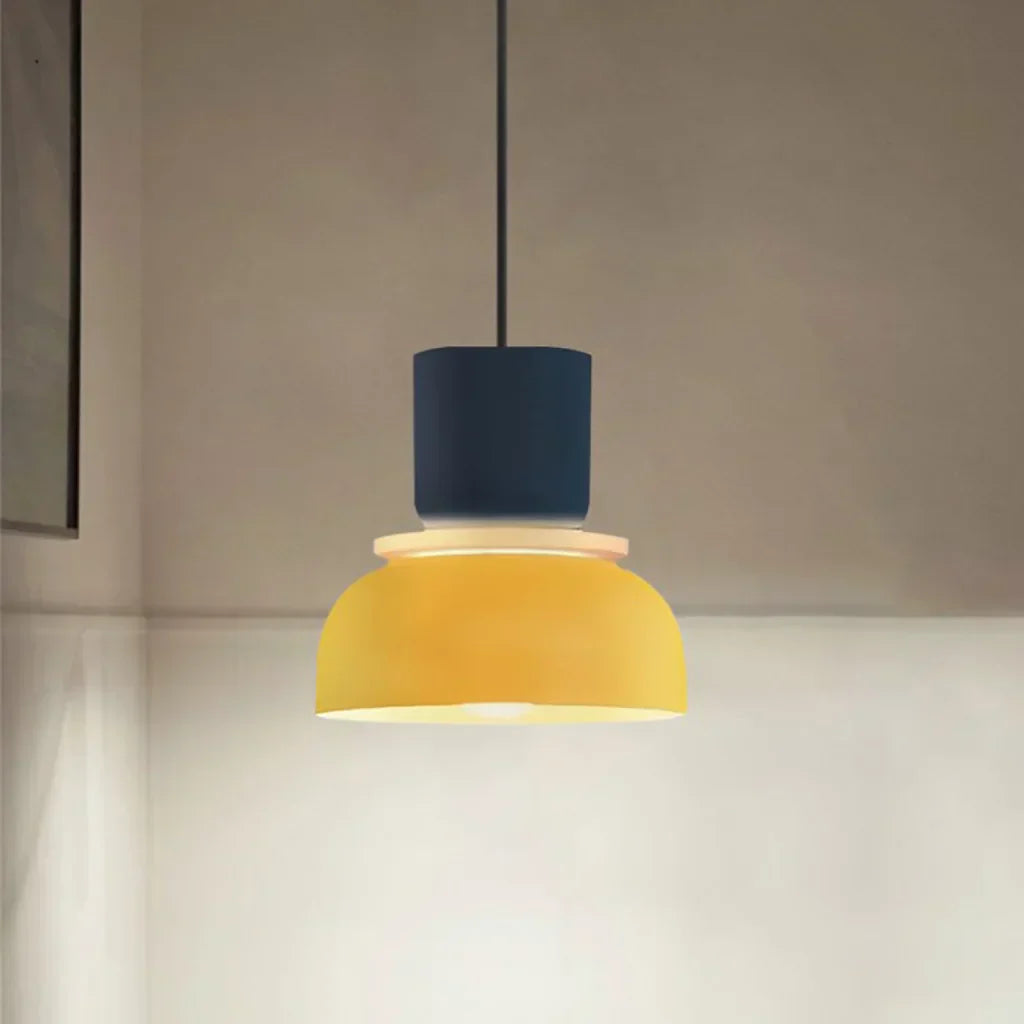AmbiLoom - Stilfuld Color Block Nordisk Pendellampe til Moderne Hjem