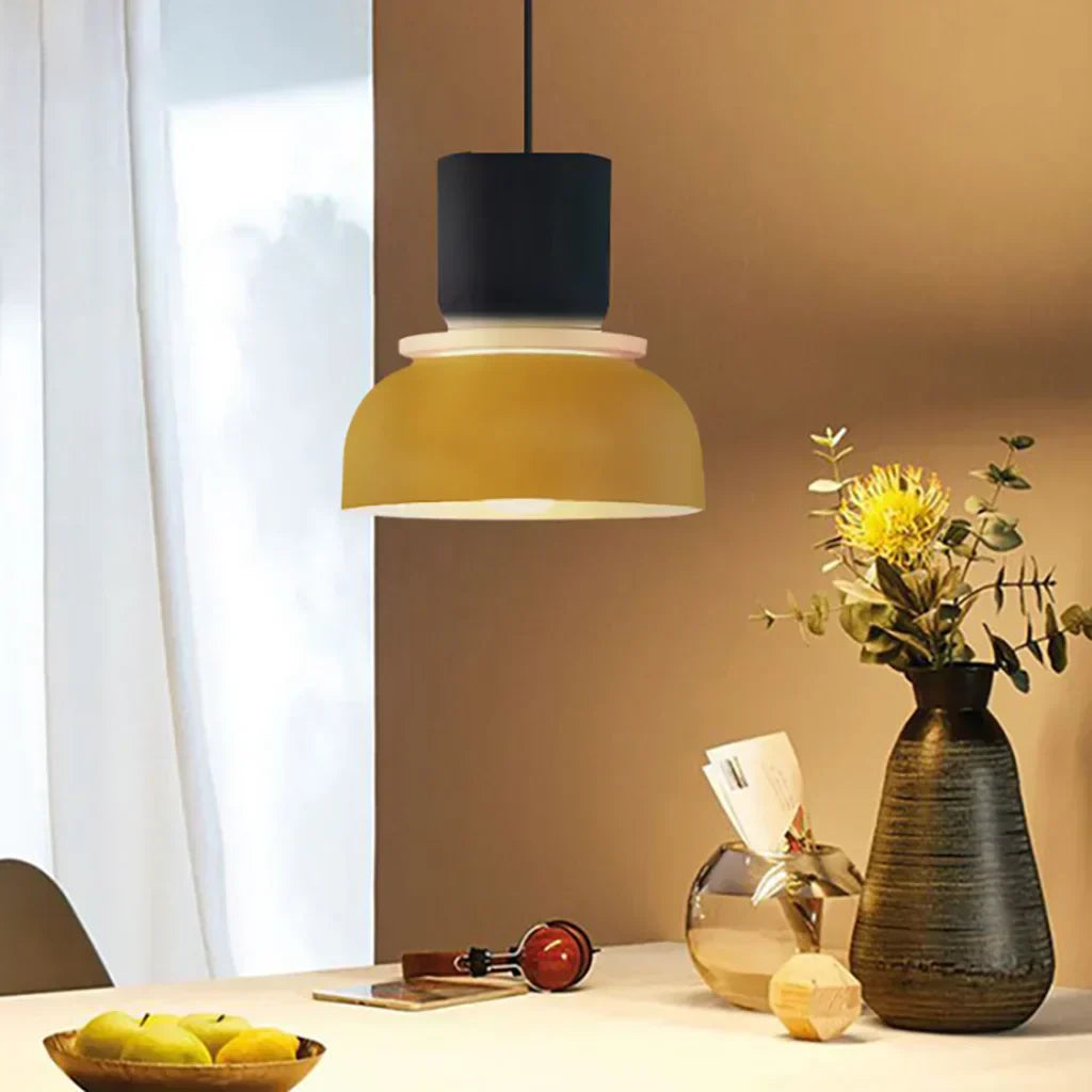 AmbiLoom - Stilfuld Color Block Nordisk Pendellampe til Moderne Hjem