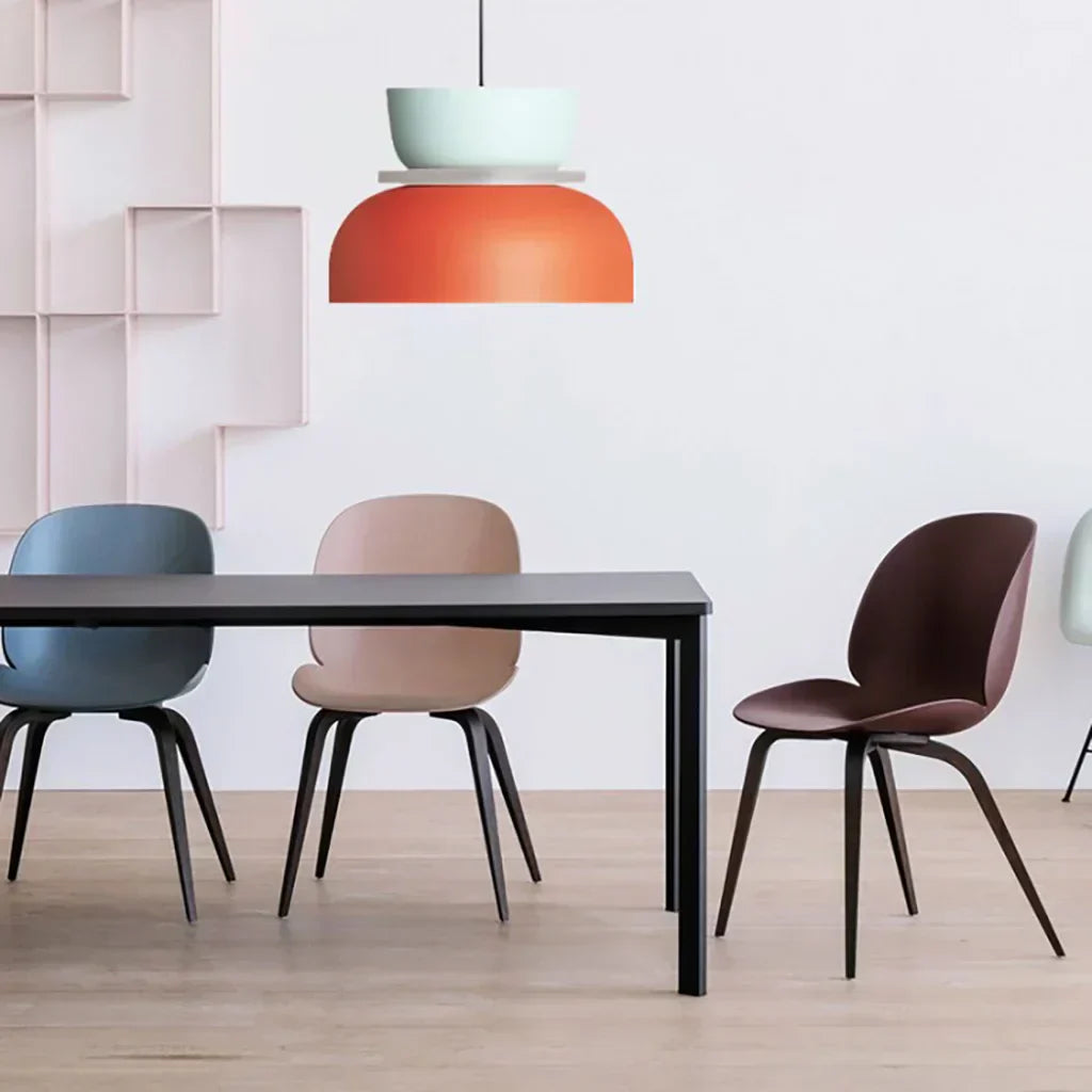 AmbiLoom - Stilfuld Color Block Nordisk Pendellampe til Moderne Hjem