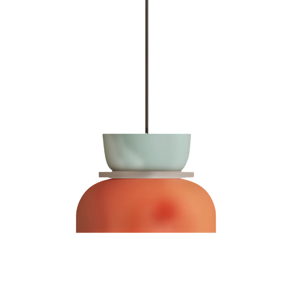 AmbiLoom - Stilfuld Color Block Nordisk Pendellampe til Moderne Hjem