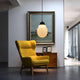 BrillLuma - Vintage Mælkehvidt Glas Geometrisk Krukke Vedhængslampe til Stilfuld Boligindretning