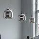 Luxlyn - Nordisk Sort Glas Pendellampe Moderne LED Luksus Hjem