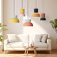 AmbiLoom - Stilfuld Color Block Nordisk Pendellampe til Moderne Hjem