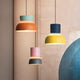 AmbiLoom - Stilfuld Color Block Nordisk Pendellampe til Moderne Hjem