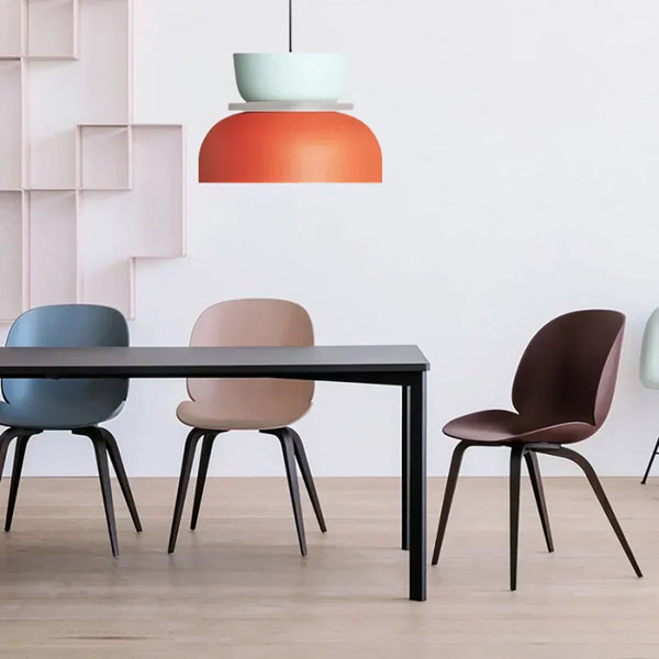 AmbiLoom - Stilfuld Color Block Nordisk Pendellampe til Moderne Hjem