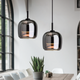 Luxlyn - Nordisk Sort Glas Pendellampe Moderne LED Luksus Hjem