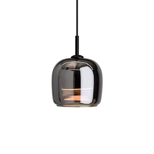 Luxlyn - Nordisk Sort Glas Pendellampe Moderne LED Luksus Hjem